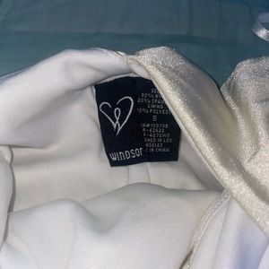 Windsor Off White Formal Mini Dress